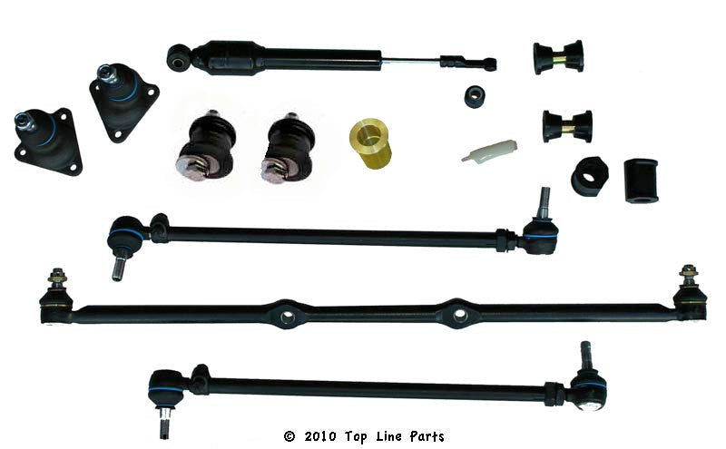 Front End Rebuilding Kit, Mid 1972 to 73 Lowered Super Beetle #88-2302L