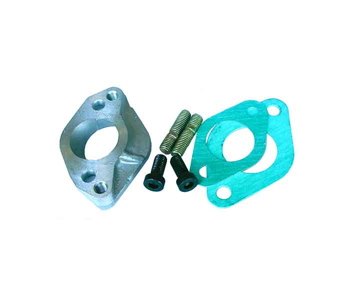 Carb Adapter, 30/31 or 30 PICT-2 to Dual Port Manifold #15-0017