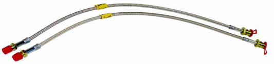 Stainless Steel Braided Teflon Brake Lines - Front Disc#79-0203