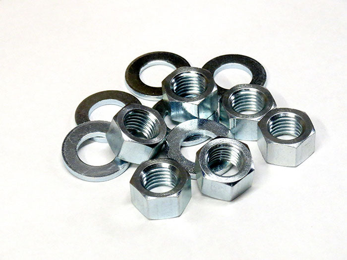 Case Half Nuts, set of six with Washers, 17mm socket size. #95-2101