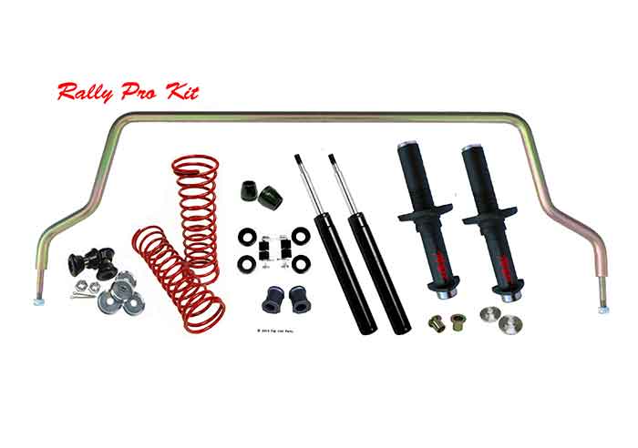 Super Low Rally Pro Kit, with Sway Bar and Springs  Fits 1971-73 Super #87-0910RP