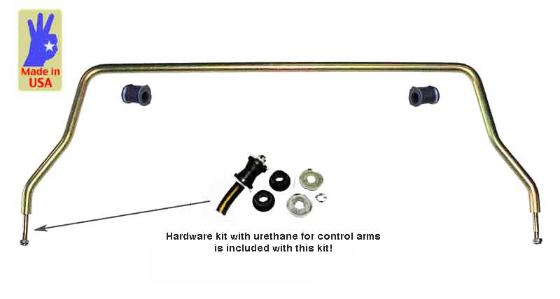 Sway Bar for Super Beetles, Lowered, 74-7987-0309C