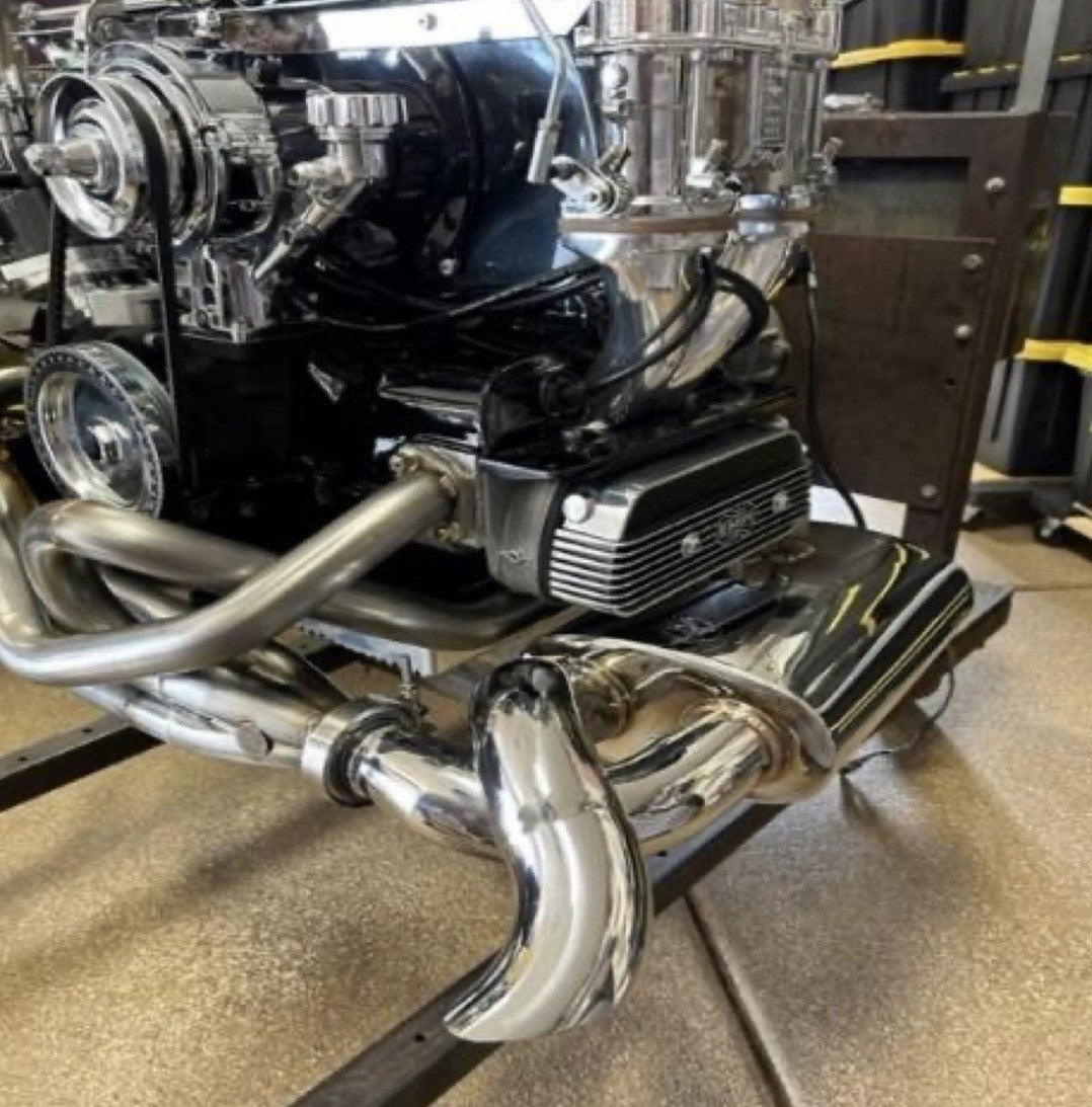 A-1 Performance Sidewinder Header & Super Snake Muffler 1 1/2" #SW112-S-SSM