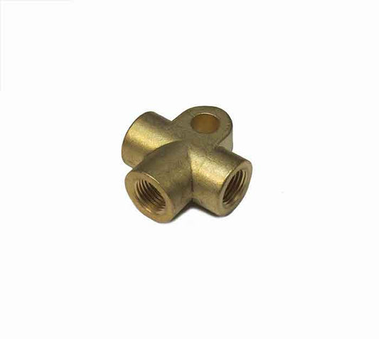 Brake Tee, Brass three way#89-4140