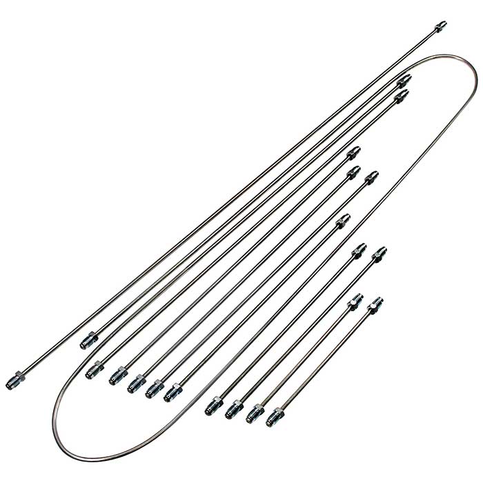 Brake Hard Line Kit, Stainless, all Super Beetle#89-0714