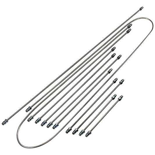 Brake Hard Line Kit, Stainless, all Super Beetle#89-0714