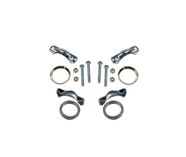 Tail Pipe or Muffler to Heater Box clamps, pair#74-1612P