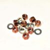 Exhaust Nuts and Washers, Copper Plated set......#95-0110-0